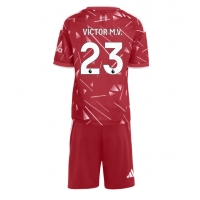 Liverpool Victor Munoz #23 Hemmatröja Barn 2026-27 Kortärmad (+ Korta byxor)
